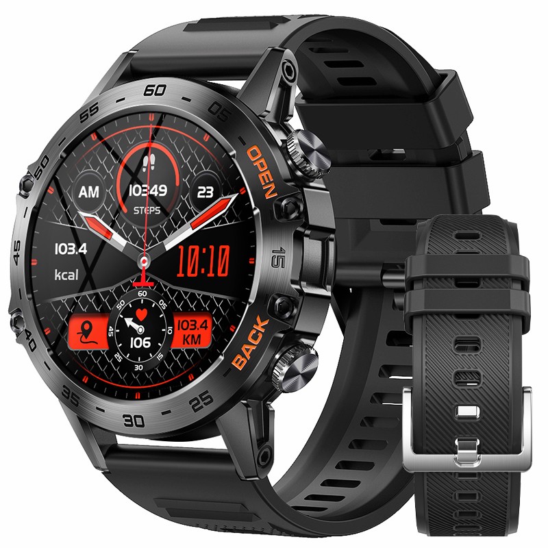 LIGE 利格 硬核科技运动通话手表BW1846C黑色硅胶带含有硅胶带（单位：台） BW1846C黑色硅胶带含有硅胶带