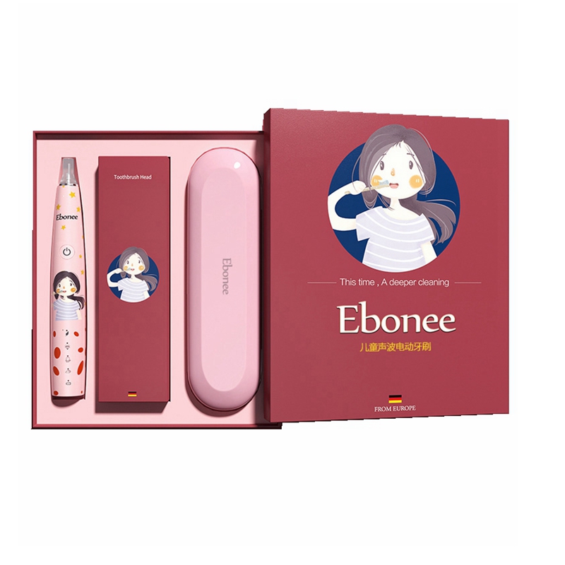 艾博尼儿童电动牙刷C1s系列（单位：盒） 粉色