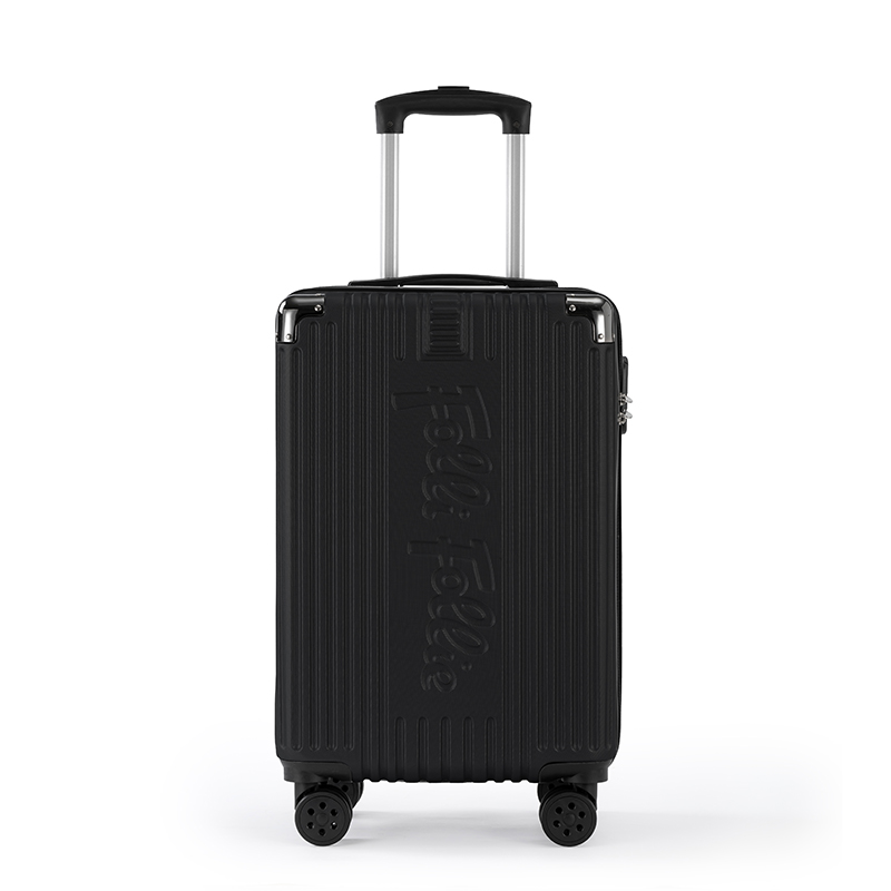 Folli Follie时尚FF竖条纹包角拉杆箱 20英寸FF-Y107A（单位：个) 黑色 20寸