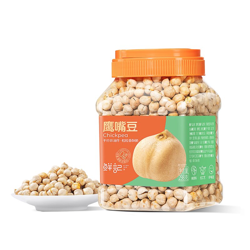 鲜记 鹰嘴豆298g（单位：罐） 炫橙色