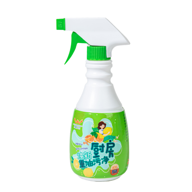 礼缘工场焕新厨房重油污净400ml*2瓶/盒  单位：套 绿色