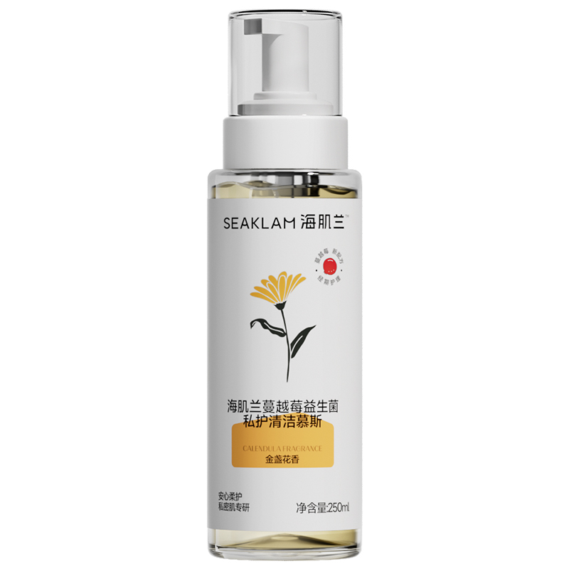 海肌兰（SEAKLAM）蔓越莓益生菌清洁慕斯（金盏花香）250ml（单位：瓶） 象牙色