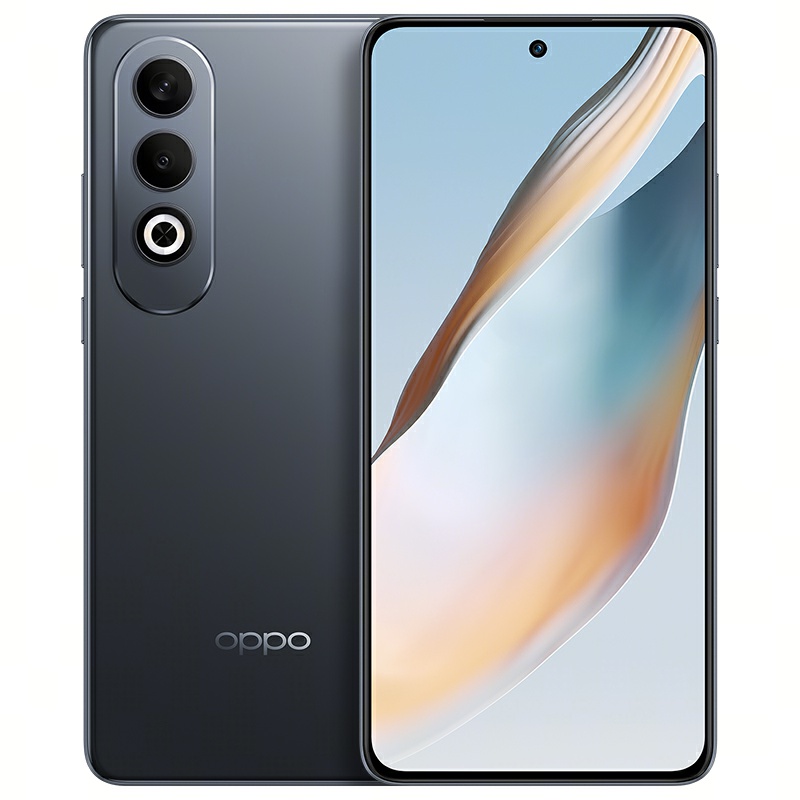 OPPO K12 Plus大电池 骁龙7旗舰芯 120Hz电竞护眼游戏直屏5G AI手机（单位:台） 玄武黑 8G+256G