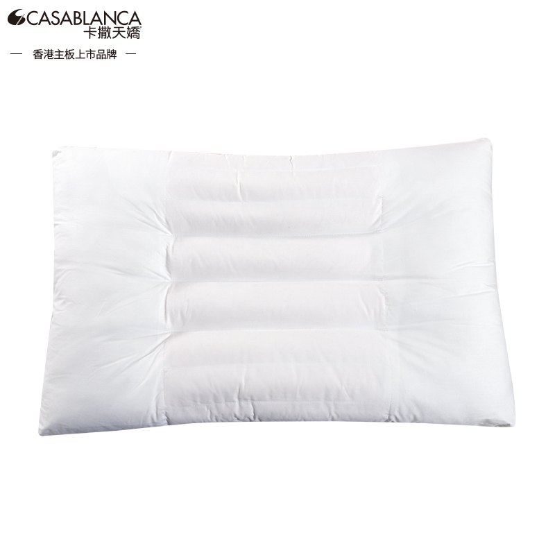 卡撒天娇（CASABLANCA）家纺 天然草本类决明子木棉舒弹枕48&times;73cm（单位/个） 白色 红色