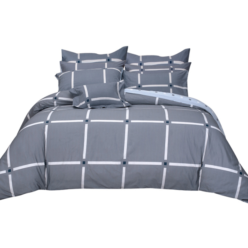 卡撒天娇（CASABLANCA）家纺 1.5m床笠款纯棉四件套(单位/套） 星河银 床笠152&times;200被套203&times;228cm