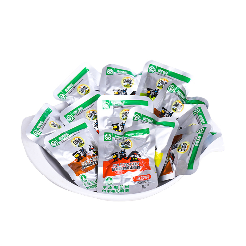 豆黄金豆干手撕豆干500g五口味混合装散装(鸡汁麻辣山椒烧烤五香)500g/30袋*2组 黄色