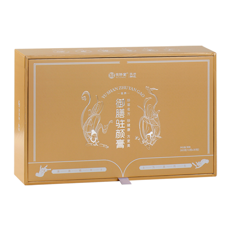 茯济堂 御膳驻颜膏 300克(10克*30条)（单位：盒） 深棕