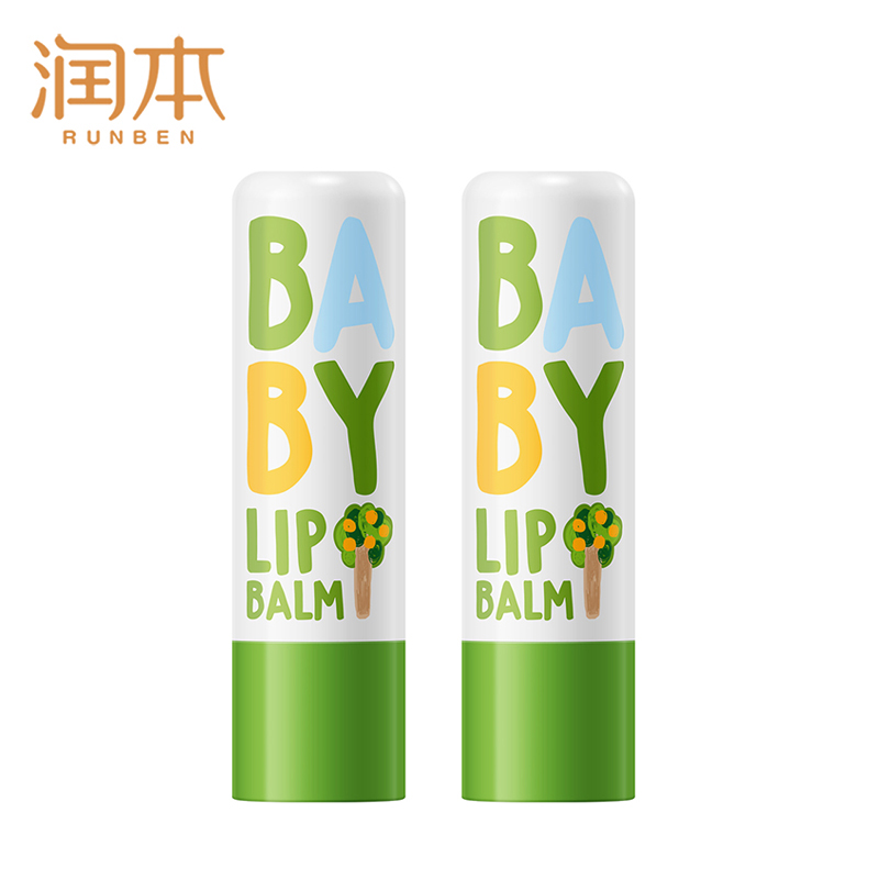 润本婴儿护唇膏4g*2支 单位：支 绿色