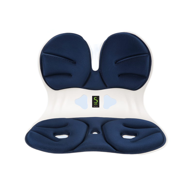 思菲其护腰坐垫s013耳朵款久坐神器办公室上班减压坐垫运动蓝靠垫1.1kg/个 单位：个 运动蓝