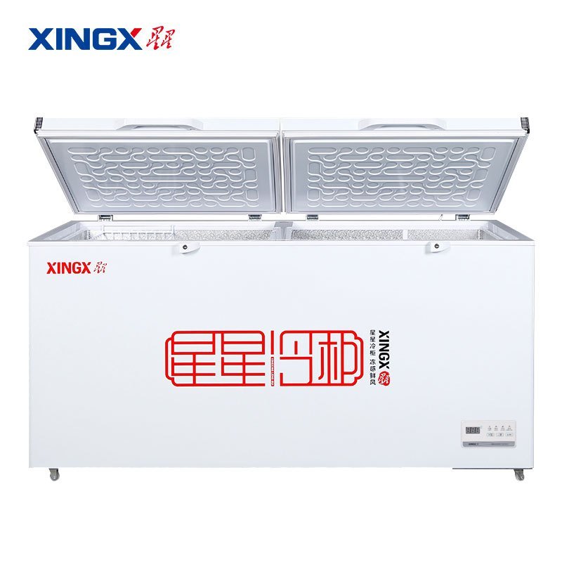星星（XINGX） BD/BC-618GD 618升大容量卧式冷柜冷藏冷冻转换 单位：台 白色 白色