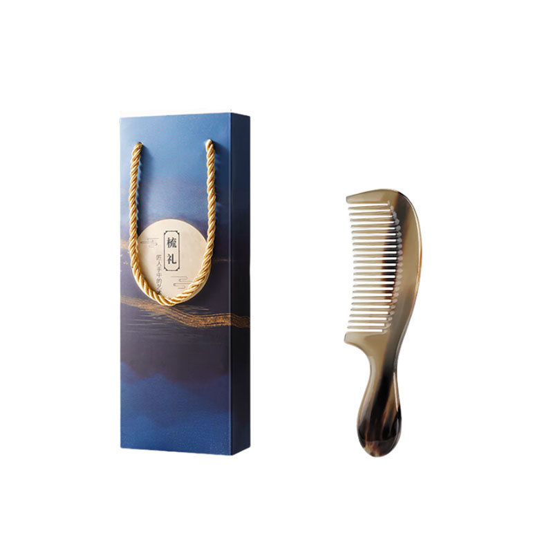 Creative art 混色长柄牛角梳礼盒装 CA-GQ1240410-H (单位:套) 木色