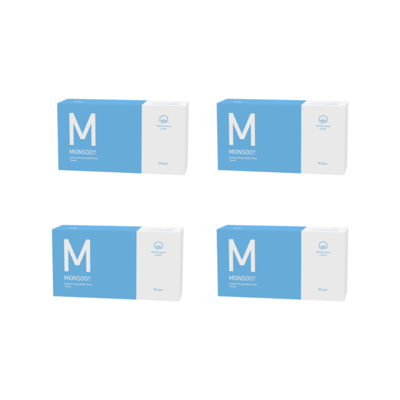 棉上一次性洗脸巾 全棉洁面巾擦脸化妆棉 纯棉毛巾棉柔巾 50片/盒*4盒（共计200片）（单位：盒） 白色