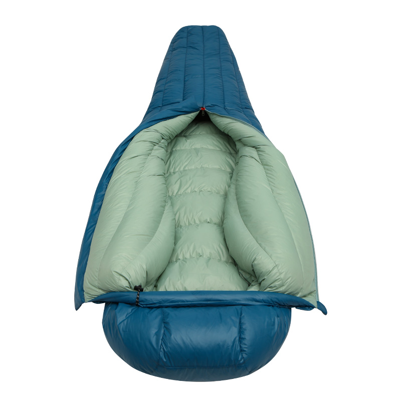 三极 Tri-polar TP2948 户外露营妈咪式保暖睡袋填充高丝（单位：条） 210*80cm 蓝色