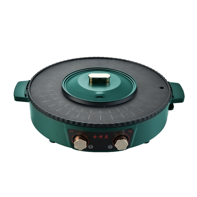 翰乐YP-K8008美味电烤盘36cm（套） 绿色