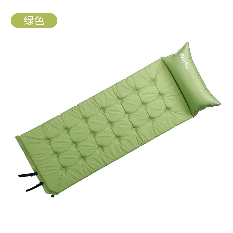 牧高笛（MOBIGARDEN）户外带枕头加宽加厚自动充气垫防潮垫床 摩羯 MF092006/个 绿色