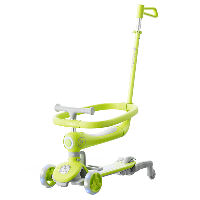 小Q车六合一Q6 发光款（酷骑绿）