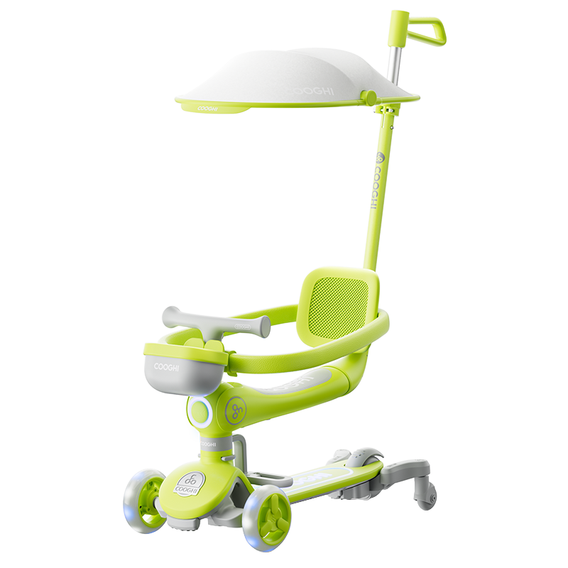 小Q车8合一Q8 发光款（酷骑绿）