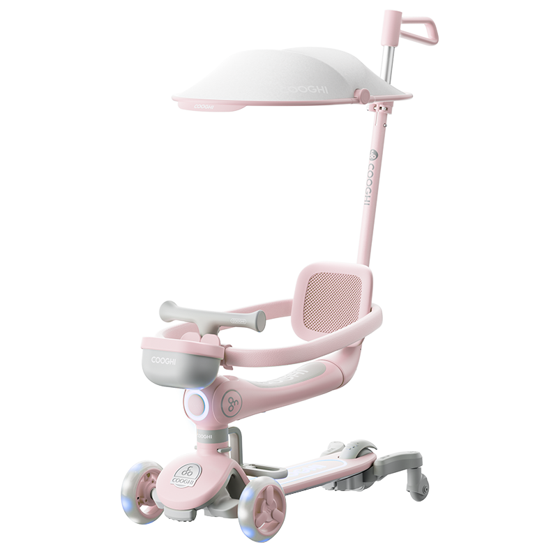 小Q车8合一Q8 发光款（樱霞粉）