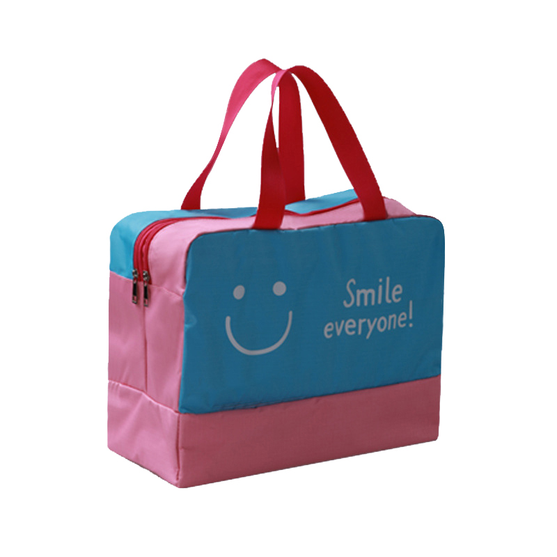 三极 Tri-polar TP1937 运动沙滩干湿分离收纳包 28*36*18cm （单位：个） 蓝色笑脸