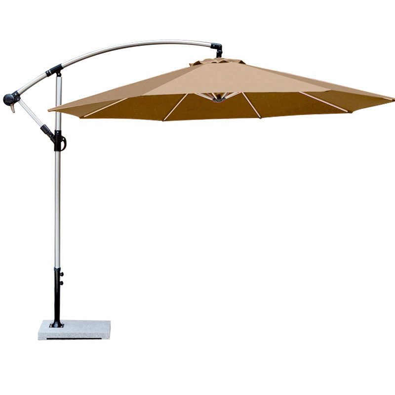 三极 Tri-polar TP7056 户外遮阳伞庭院伞 （单位：把） 卡其色单顶铝合金 直径2.7M大理石底座