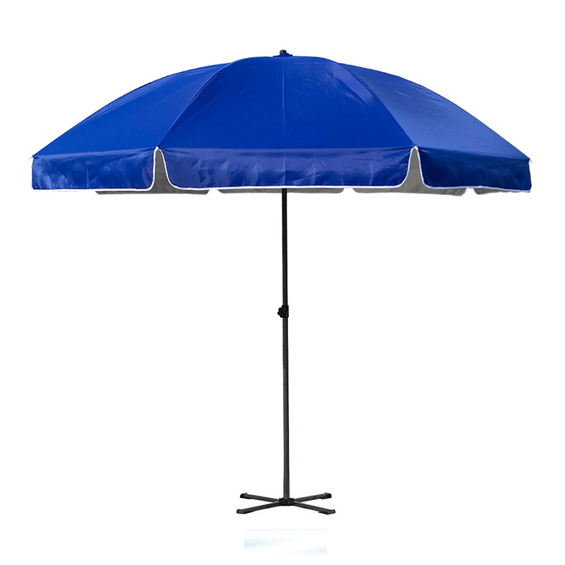 三极 Tri-polar TP7057 户外遮阳伞太阳伞（单位：把） 蓝色 三层架 2.4米/双层银胶布+四角折叠支架