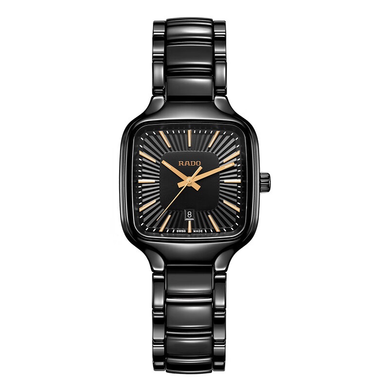 雷达（RADO） 真我系列石英女士手表 R27080172（单位1块） 黑色