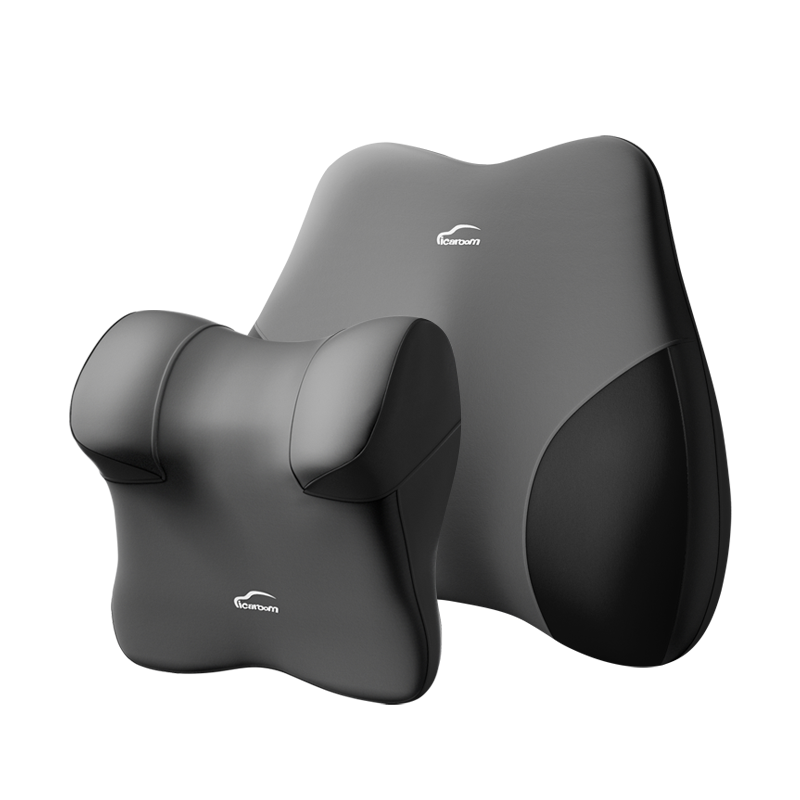 爱车屋(ICAROOM)  7&deg;硅藻太空棉套装I-729AK+I-632AK/套 曼哈顿黑