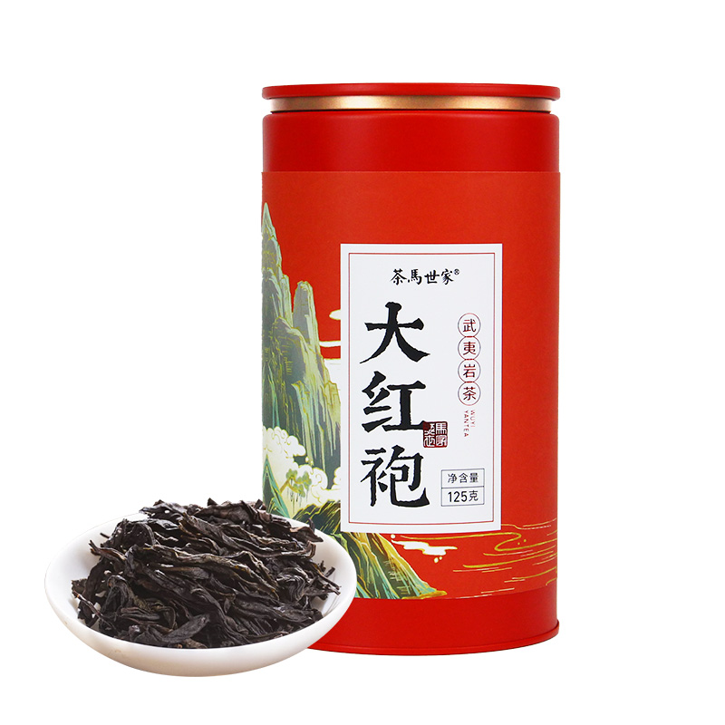 茶马世家 MCYU125W1 125g/罐 正宗武夷山岩茶大红袍 红色（单位：罐）