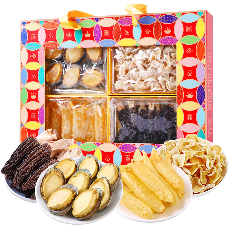 富昌 招财进宝南北干货礼盒188g（单位：盒） 红色