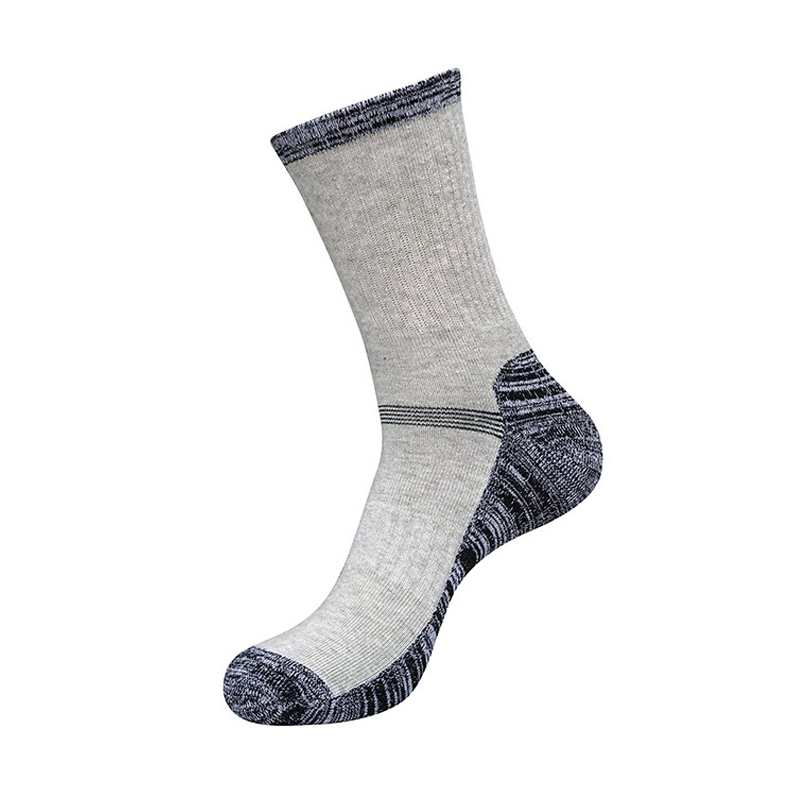 三极 Tri-polar TP3377 男士秋冬中筒棉袜运动袜毛巾袜 均码40-45码 （单位：包） 混色5双装