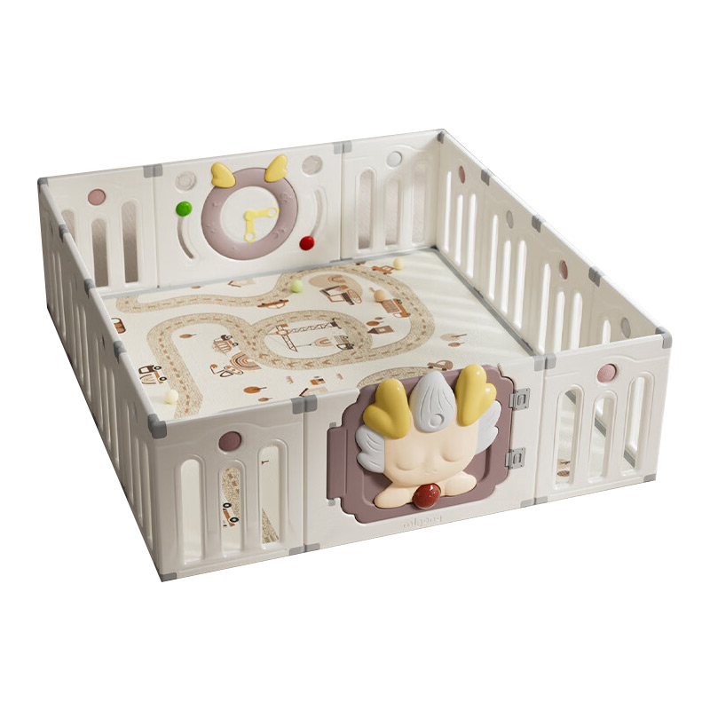 曼龙许愿龙游戏围栏+双面XPE爬爬垫(单位：套) 12+2+轨道环游记