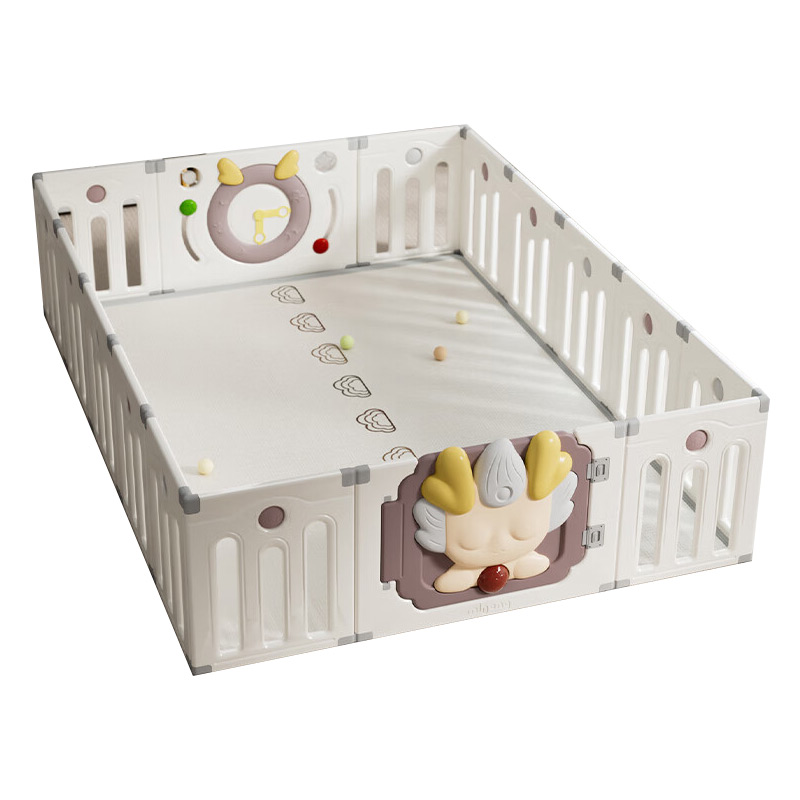 曼龙许愿龙游戏围栏+双面XPE爬爬垫(单位：套) 14+2+云间漫游