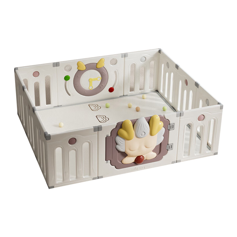 曼龙许愿龙游戏围栏+双面XPE爬爬垫(单位：套) 10+2+云间漫游