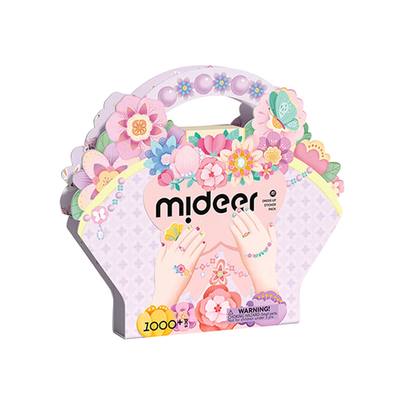 弥鹿mideer花园精灵装扮贴纸包MD1534(单位：盒) 单色