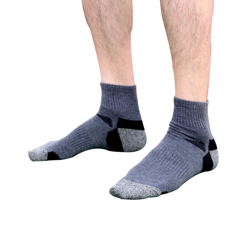 三极 Tri-polar TP6090 男士中筒运动袜篮球袜 5双装（单位：包）混色 40-44码