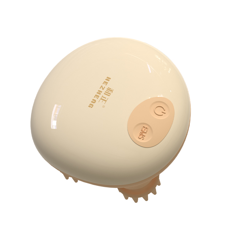 和正(HEZHENG)头发按摩爪养护电动家用淋浴可用头部按摩器HZ-HEAD-3(单位：个） 奶茶杏