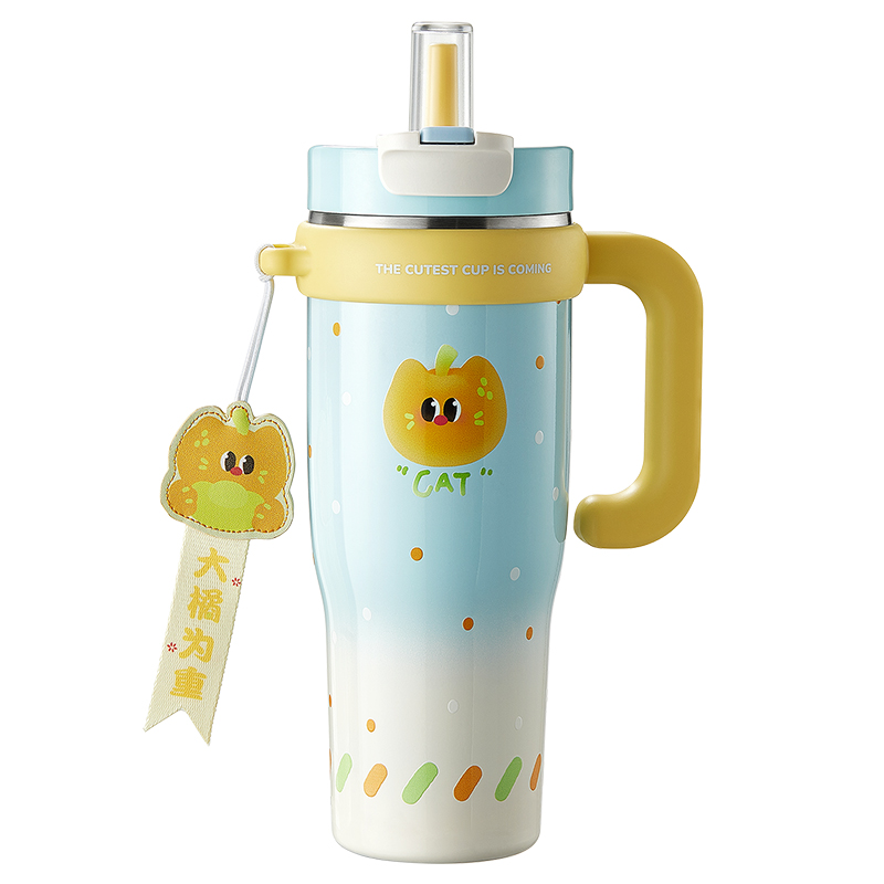 物生物（RELEA） JV012362-1300-JZ00 1300ml 大力水守保温杯 大橘为重陶瓷款（单位：个）