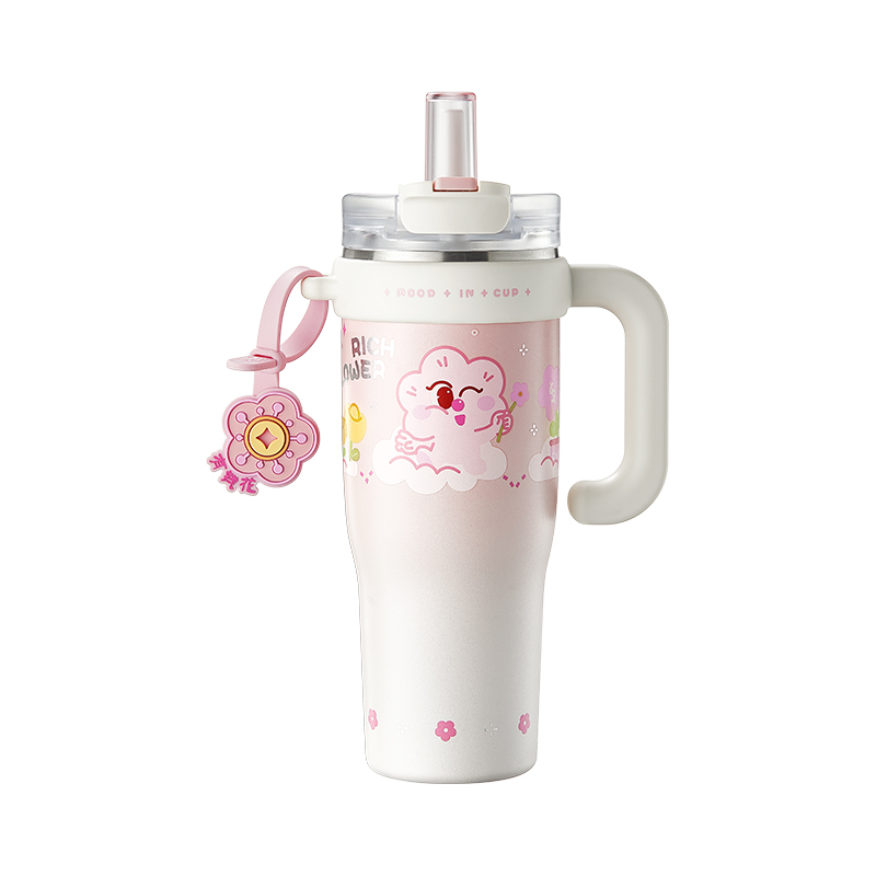 物生物（RELEA） JV012362-1300-FB00 1300ml 大力水守保温杯 有钱花花陶瓷款（单位：个）