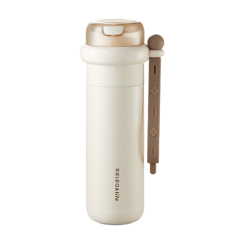 物生物（RELEA） JV012347-0450-BS00 典雅白 悦优保温杯  典雅白（单位：个）