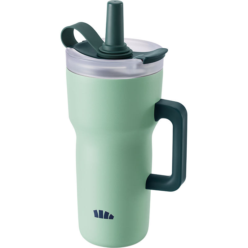 蕉下（beneunder）轻便大容量吸管保温杯LC80224（单位：个） 清潭绿