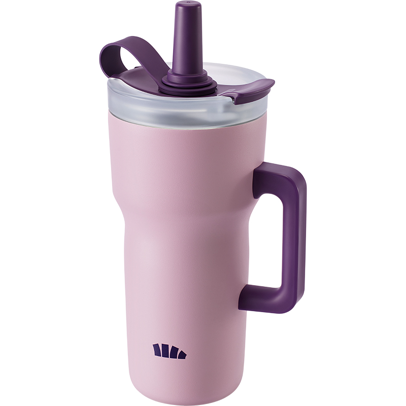 蕉下（beneunder）轻便大容量吸管保温杯LC80224（单位：个） 芋雾紫