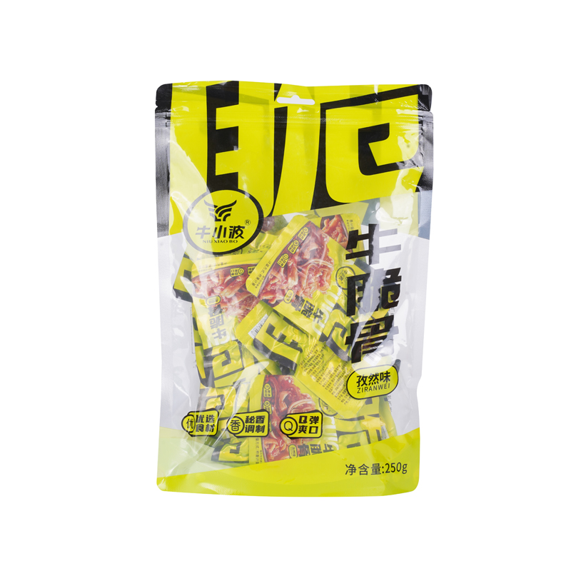 嘚啵牛牛小波牛脆骨孜然味250g/袋 卡其色
