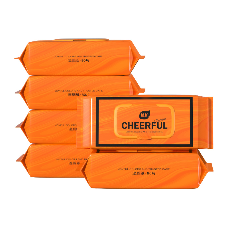 植护悦色橙湿厕纸80片3包15224600101（单位：包） 无色