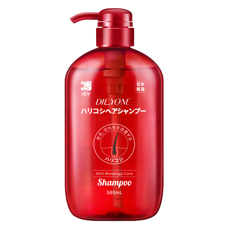蝶印 防断发洗发水580mL（计价单位：瓶） 红色