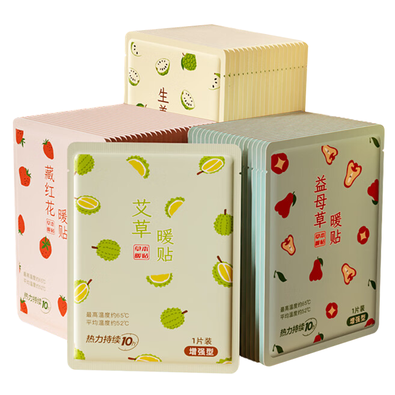 臻宛艾通版水果暖贴组合装*40片装/包*1包（单位：包） 混色