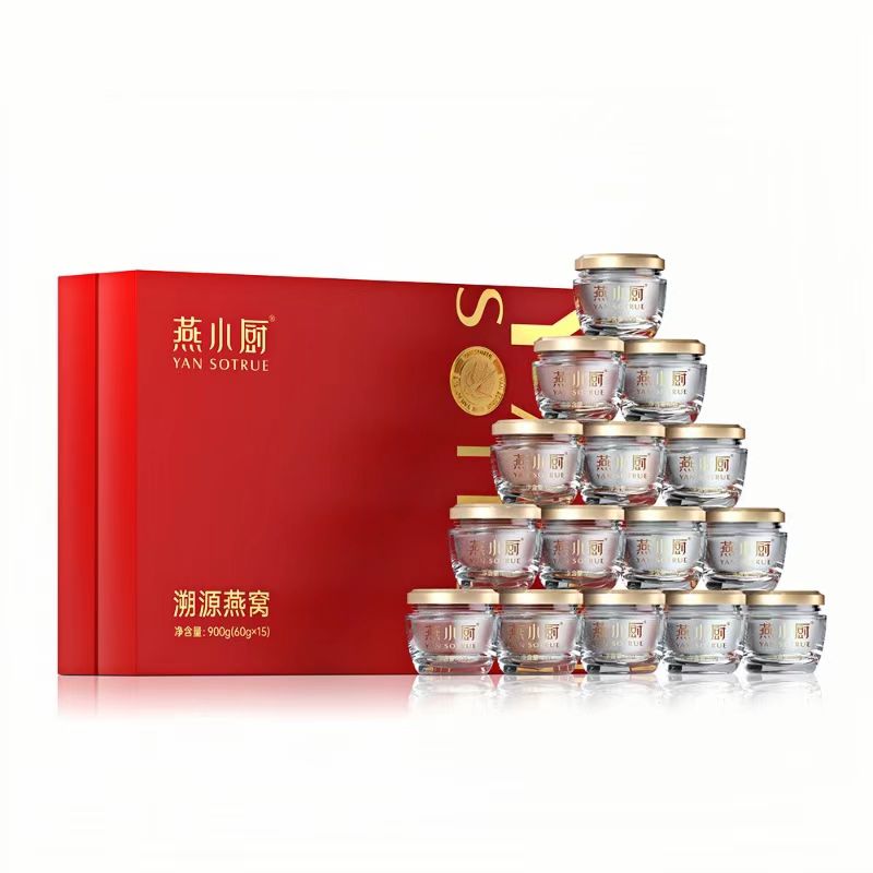 燕小厨 冰糖燕窝 即食燕窝 60g*15瓶 红色（单位：盒）