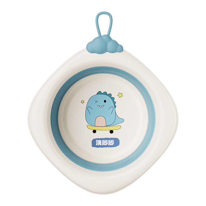 颐电折叠28cm脸盆(单只装)AD-7001（单位：个） 白色