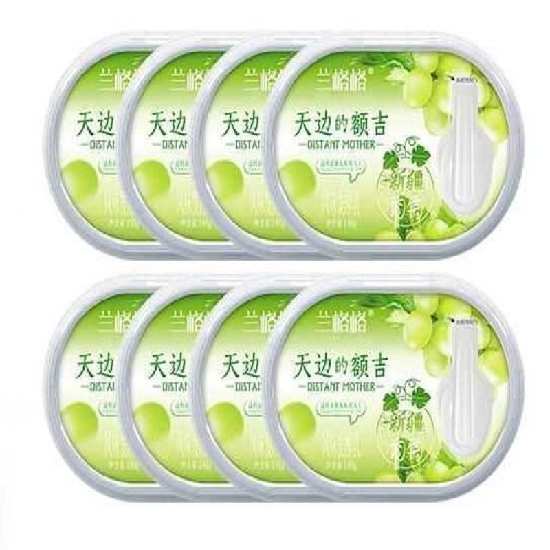 兰格格天边的额吉新疆葡萄味生鲜低温酸奶酸牛奶（含有8袋谷物包)葡萄味8瓶180g（单位：瓶） 绿色