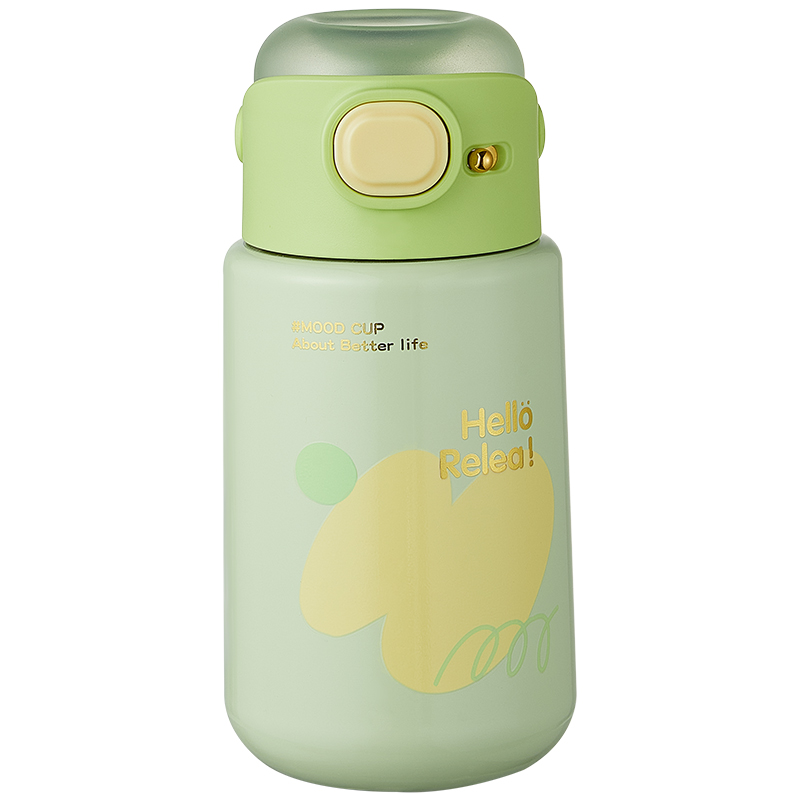 物生物(RELEA)卡乐保温杯400ML JV012153 单位：个 晨光绿