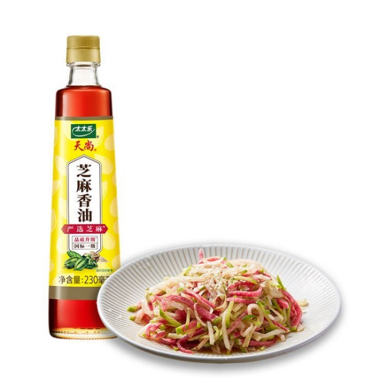 太太乐天尚芝麻香油230mL/瓶 2瓶